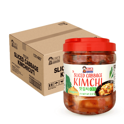 KIM'S KITCHEN PREMIUM Sliced Cabbage Kimchi 2.2 Kg (Case 4)