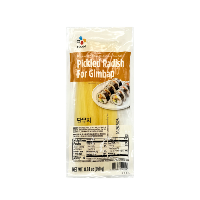 CJ Pickled Radish for Gimbap 250g   (Case 20)