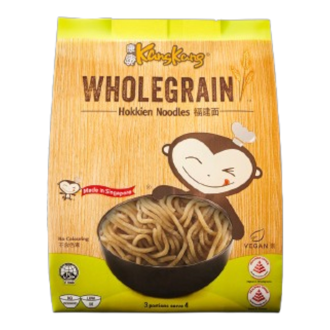 Kang Kang Wholegrain Hokkien Noodles 450g (Case 18)