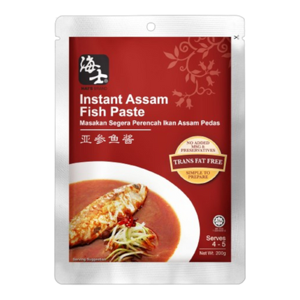 Hai'S Instant Assam Fish Paste 200g (Case 30)