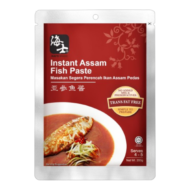 Hai'S Instant Assam Fish Paste 200g (Case 30)