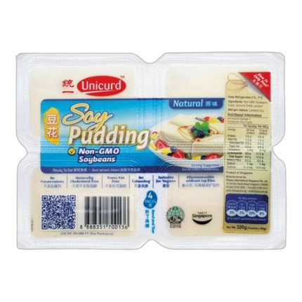 Unicurd Soy Dessert- Natural 320g (Case 12)