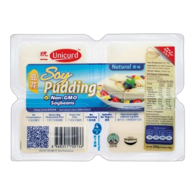 Unicurd Soy Dessert- Natural 320g (Case 12)