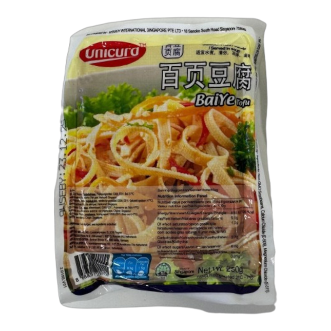 Unicurd Bai Ye Tofu 250g (Case 24)