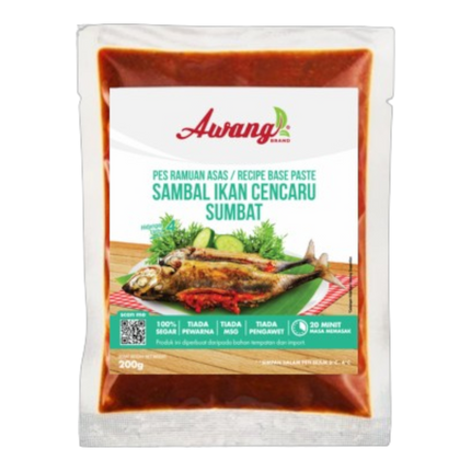 Awang Brand Stuffed Fish Chilli Paste 200g (Case 24)
