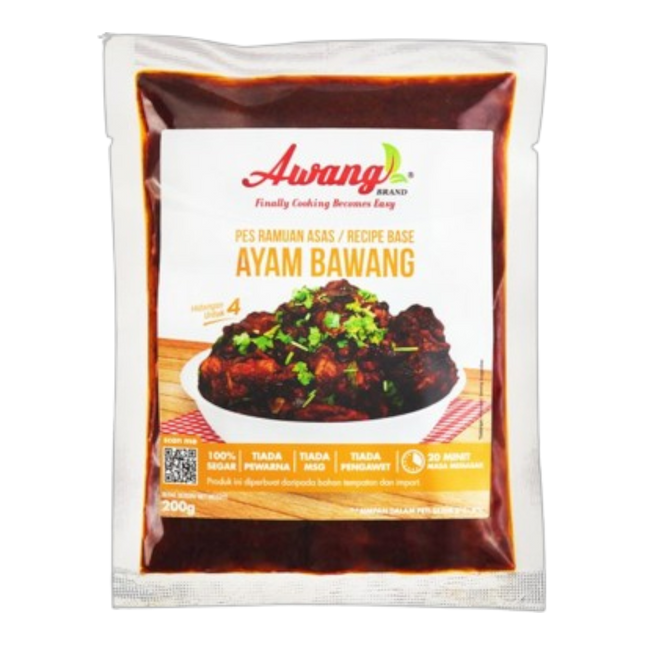 Awang Brand Onion Soya Sauce Chicken Base Paste 200g (Case 24)