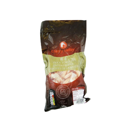 CHERRY VALLEY Frozen Duck Tongue 500g (Frozen) (Case 25)