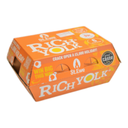 ST.EWE Rich Yolk Eggs (6 medium eggs) (Case 8)
