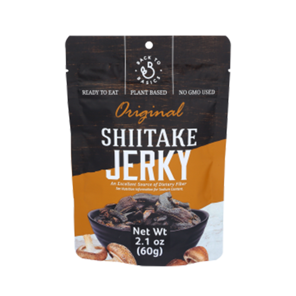 BACK TO BASICS Shiitake Jerky 60g - Longdan Official