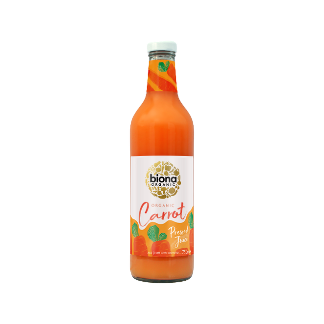 BIONA Carrot Juice -Pressed- Organic 750mL (Case 6)