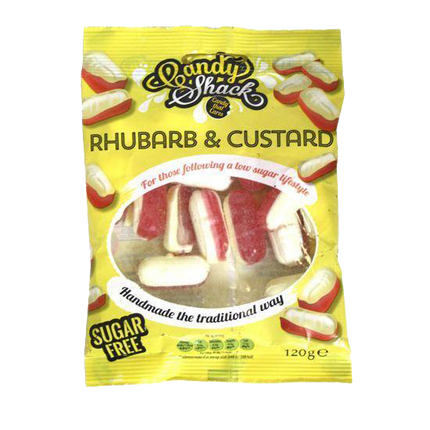 CANDYSHACK Sugar Free Rhubarb & Custard 120g - Longdan Official