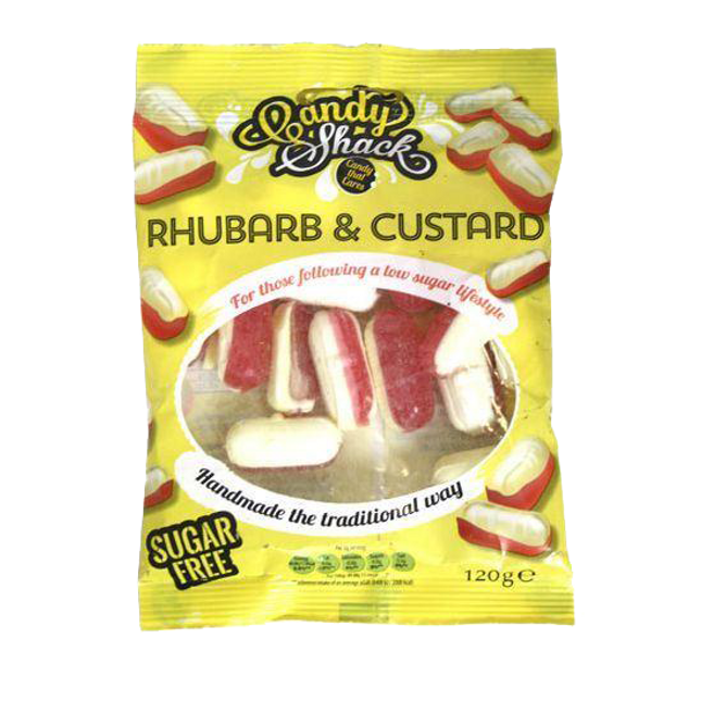 CANDYSHACK Sugar Free Rhubarb & Custard 120g - Longdan Official