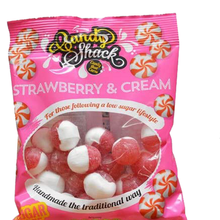 CANDYSHACK Sugar Free Strawberries & Cream 120g - Longdan Official