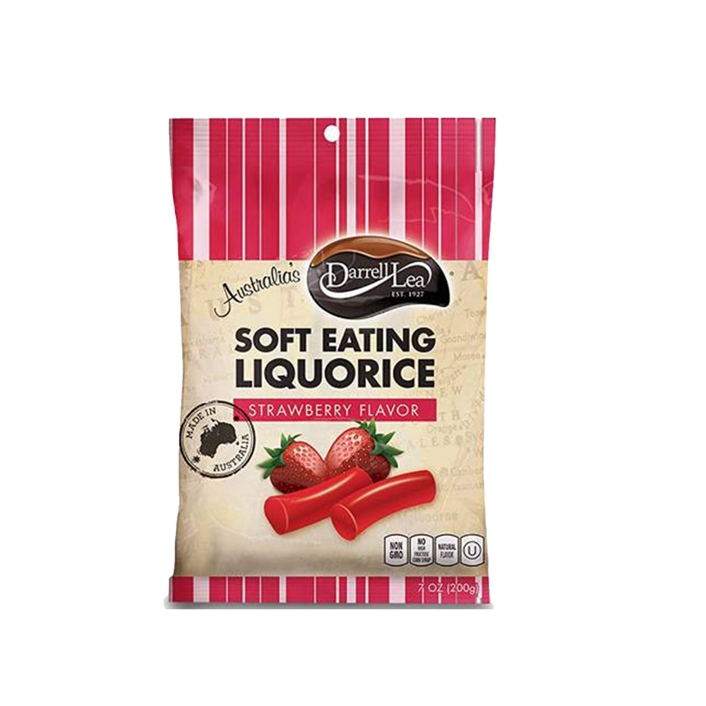 DARRELL LEA Liquorice Strawberry 200g
