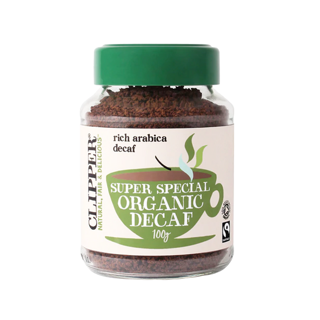 CLIPPER Fairtrade Org Decaf Instant Medium Roast 100g - Longdan Official