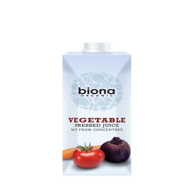 BIONA Organic Vegetable Juice - Pressed (tetra) 0.5lt - Longdan Online Supermarket