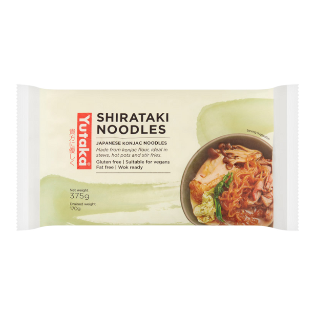 Yutaka Japanese White Shirataki Noodles 375g (Case 12)