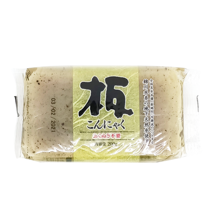 NISHIKI ITA Konnyaku - Brown Konjac Block 200g - Longdan Official