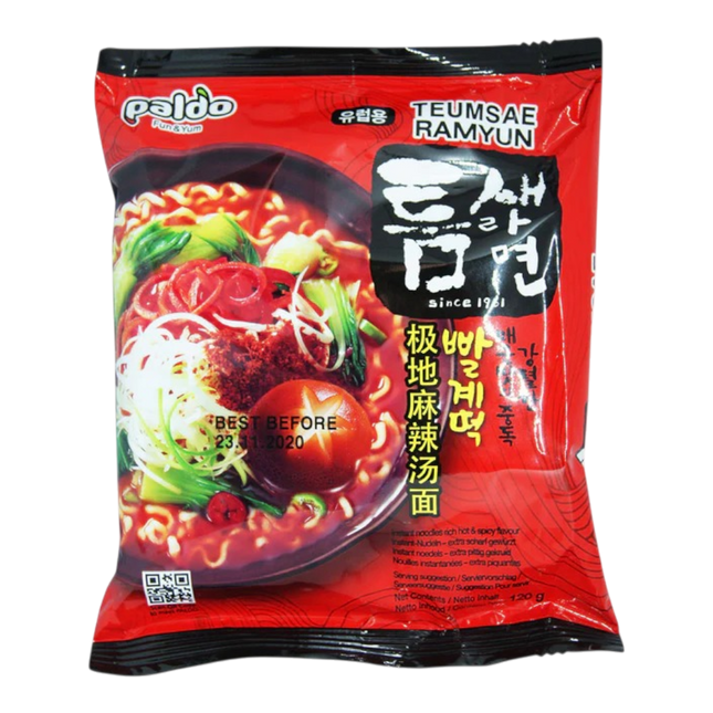 PALDO Teumsae Ramyun 120g (Case 20)