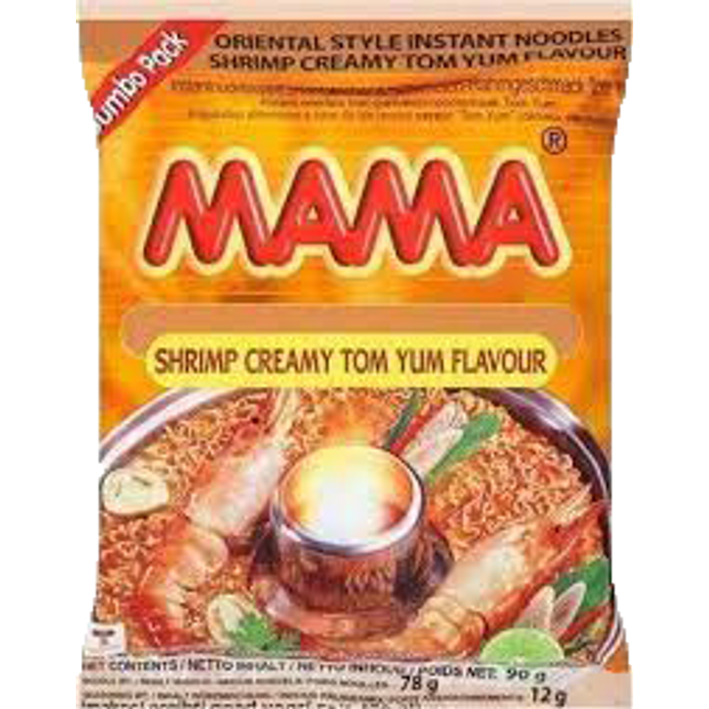 MAMA Noodle Shrimp Creamy 90g (Case 20)