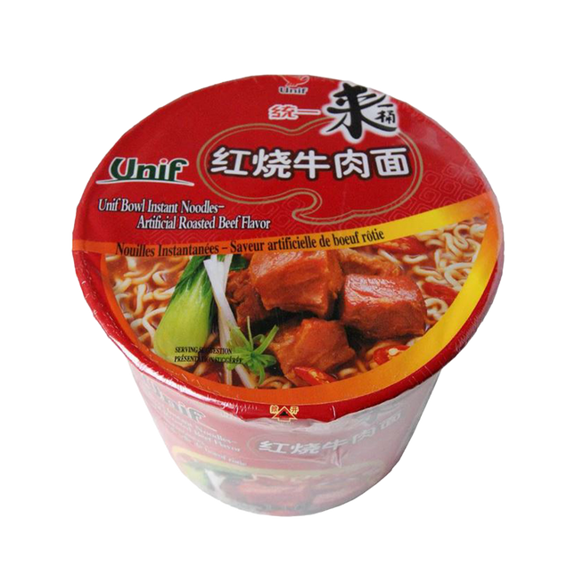 UNIF Noodles Bowl Roasted Beef 110g - Longdan Official