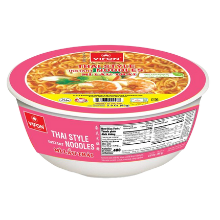 Vifon Thai Style Instant Noodles Bowl 85g (Case 12)