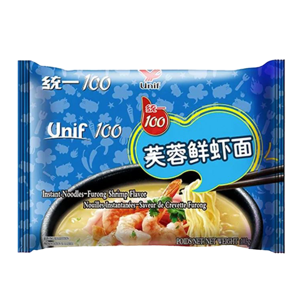 UNIF Noodles (Bag) - Furong Shrimp 105g - Longdan Official