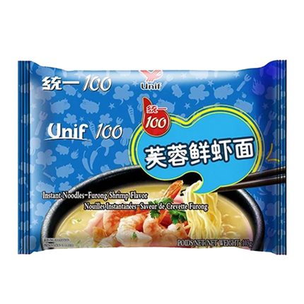 UNIF Noodles (Bag) - Furong Shrimp 105g - Longdan Official