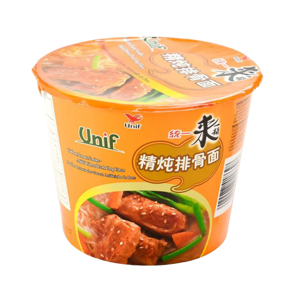 UNIF Noodles (Bowl) - Stewed Rib 110g - Longdan Official