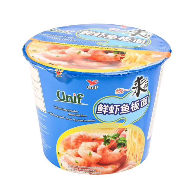 UNIF Noodles (Bowl) - Shrimp Fish 108g - Longdan Official