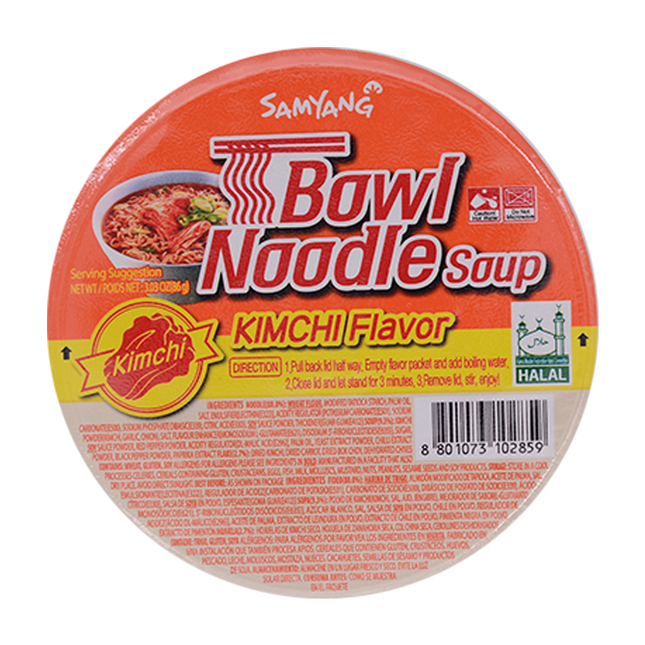 Samyang Kimchi Ramen Bowl Noodle Soup 86g - Longdan Online Supermarket
