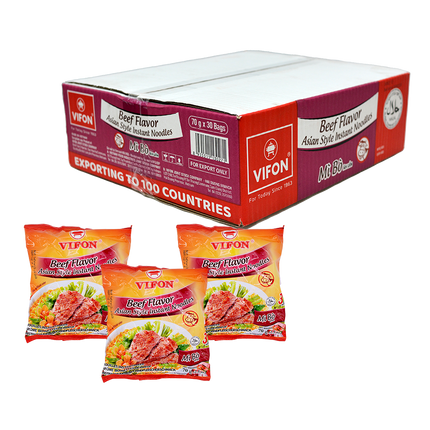 Vifon Instant Noodles Beef Flavour70g (Case 30)