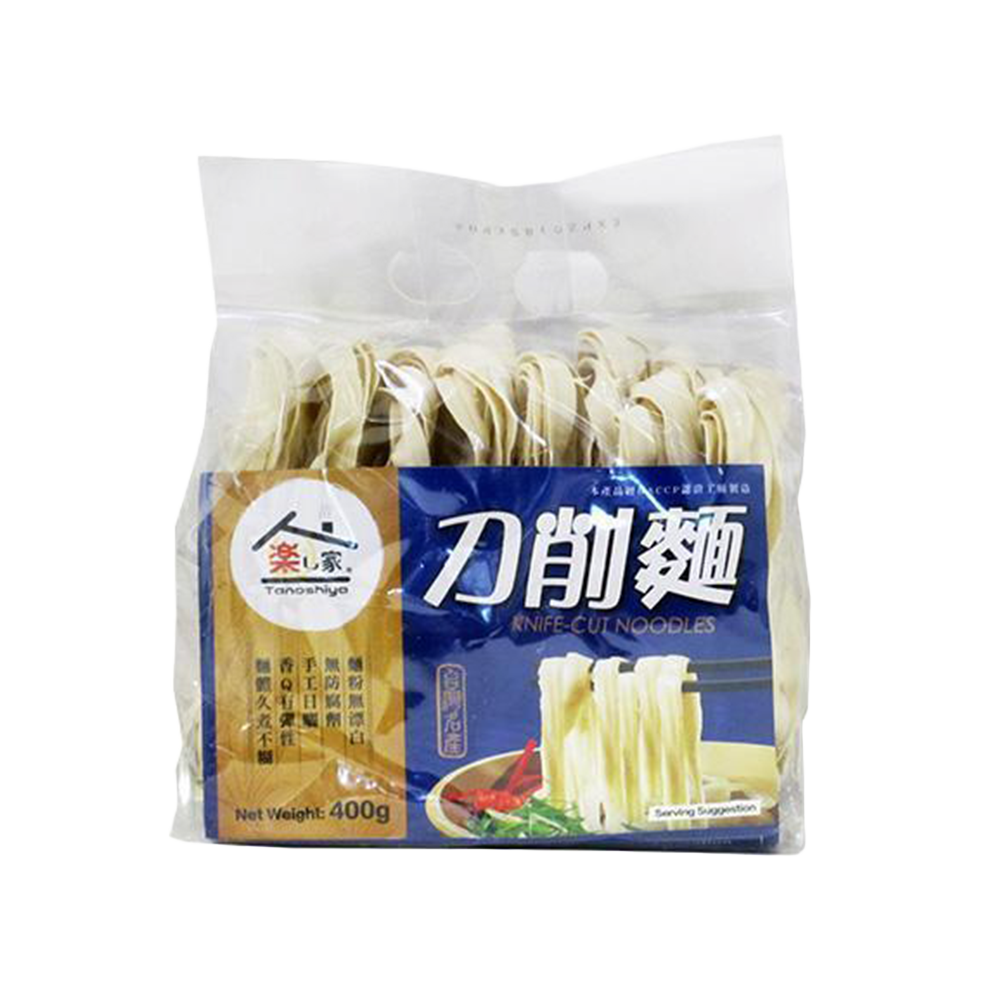 Tanoshiya Knive Cut Noodles 400G - Longdan Online Supermarket