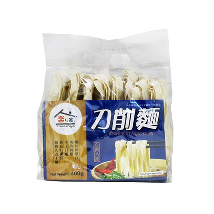Tanoshiya Knive Cut Noodles 400G - Longdan Online Supermarket