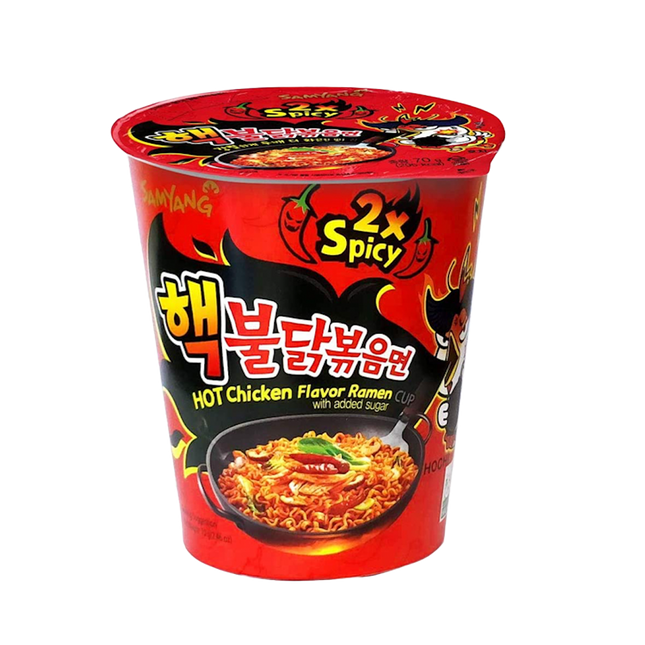 SAMYANG Double Spicy Hot Chicken Cup 70g - Longdan Official