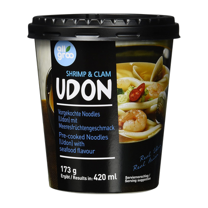 Allgroo Shrimp & Clam Udon 173g - Longdan Online Supermarket