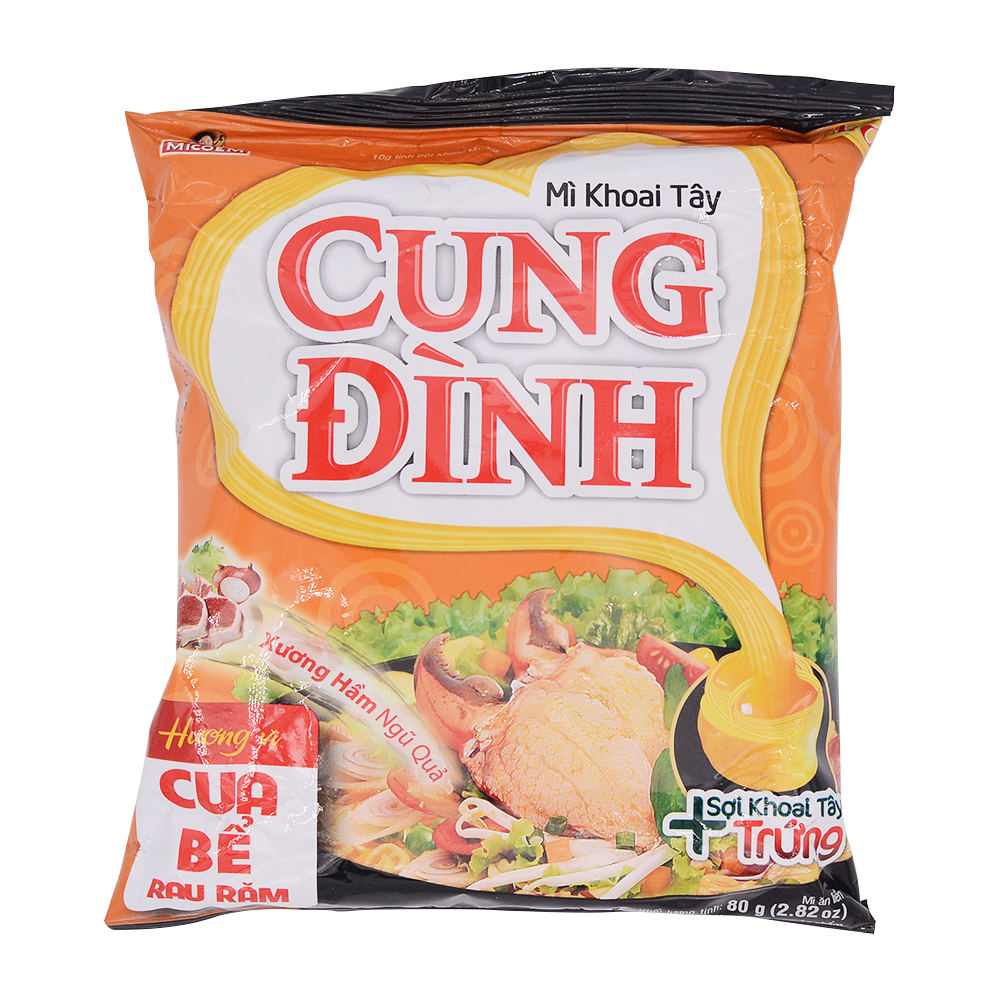 Cung Dinh Crab With Laksa 80g - Longdan Online Supermarket