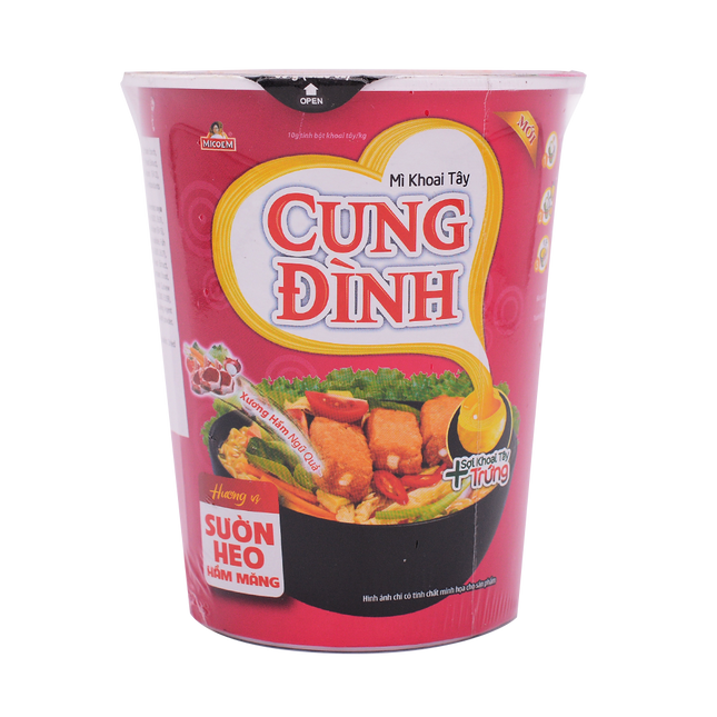 Cung Dinh Sparerib With Bamboo Shoots Cup 65g - Longdan Online Supermarket