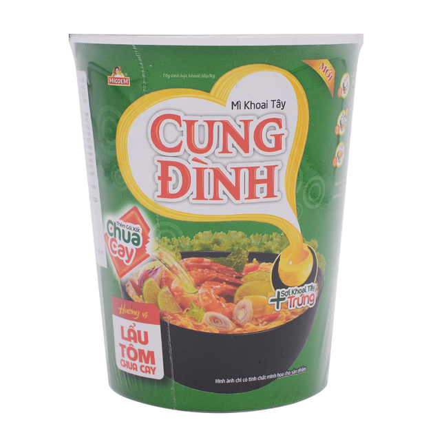 Cung Dinh Hot & Sour Prawn Hot Pot Cup 65g - Longdan Online Supermarket