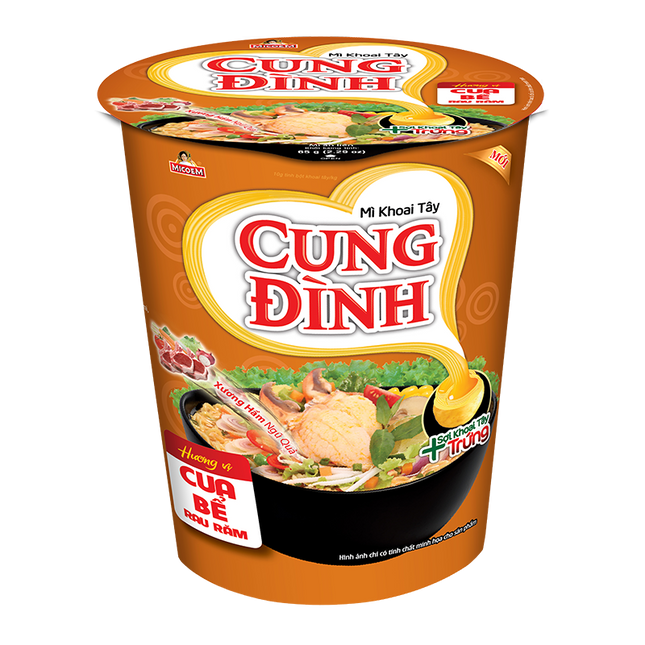 Cung Dinh Crab With Laksa Cup 65g - Longdan Online Supermarket