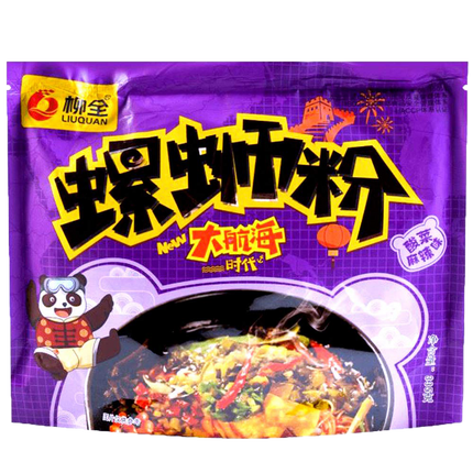 Liu Quan River Snails Rice Noodle - Spicy Pickled Veg 335g - Longdan Official