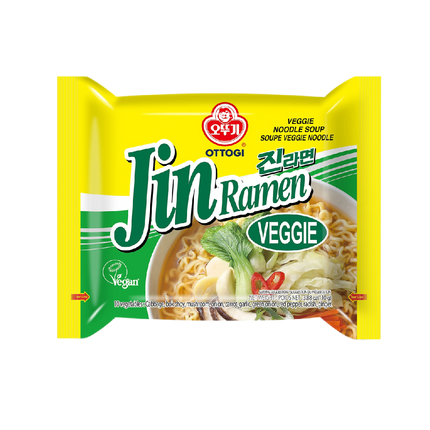 OTTOGI Jin Ramen Veggie 110g (Case 32)