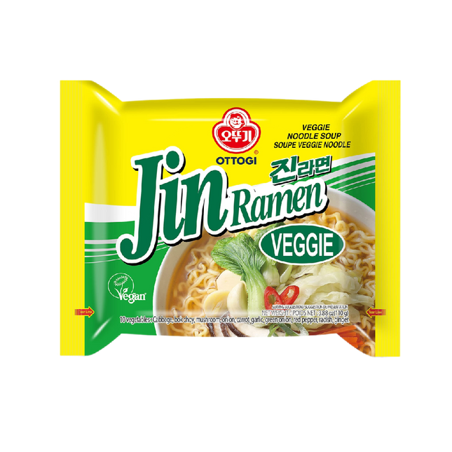 OTTOGI Jin Ramen Veggie 110g (Case 32)