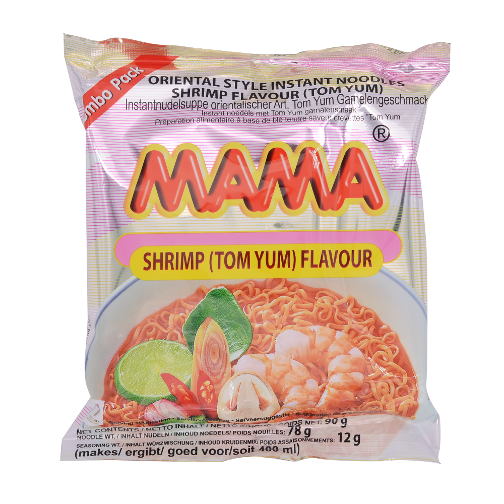 MAMA Noodle Shrimp Tom Yum 90g (Case 20)