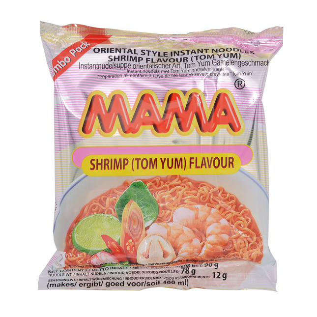 MAMA Noodle Shrimp Tom Yum 90g (Case 20)