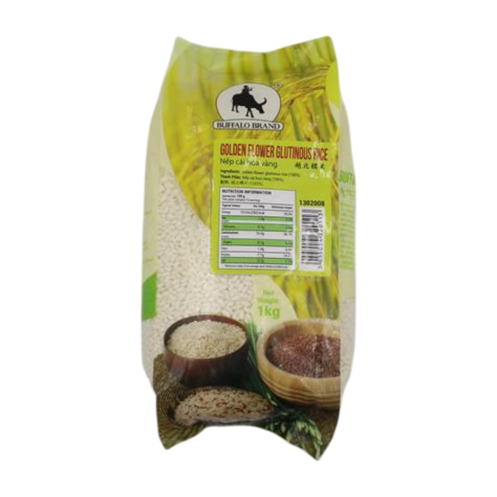 Longdan Golden Flower Glutinous Rice 1kg (Case 10)