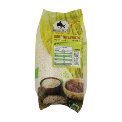 Longdan Golden Flower Glutinous Rice 1kg (Case 10)