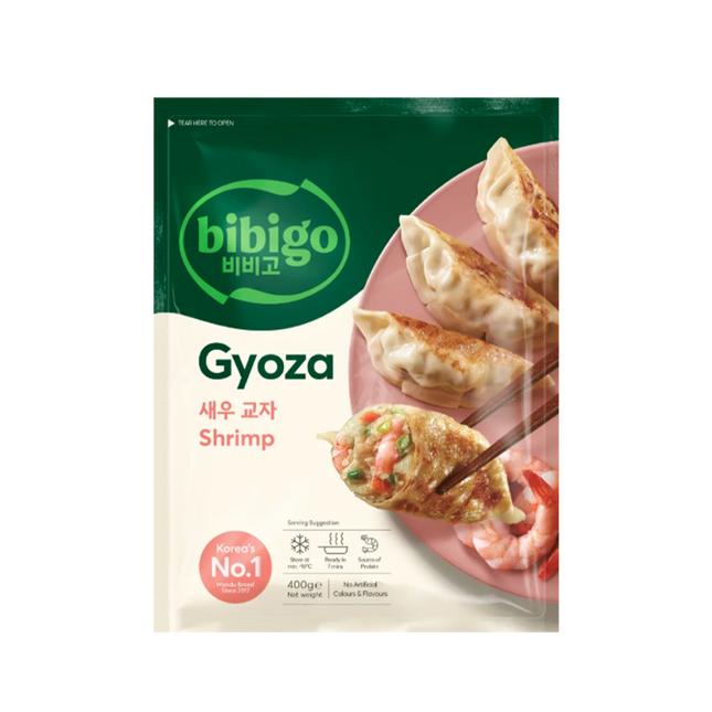 CJ BIBIGO Gyoza Dumplings Shrimp & Vegetable 400g (Case 16)