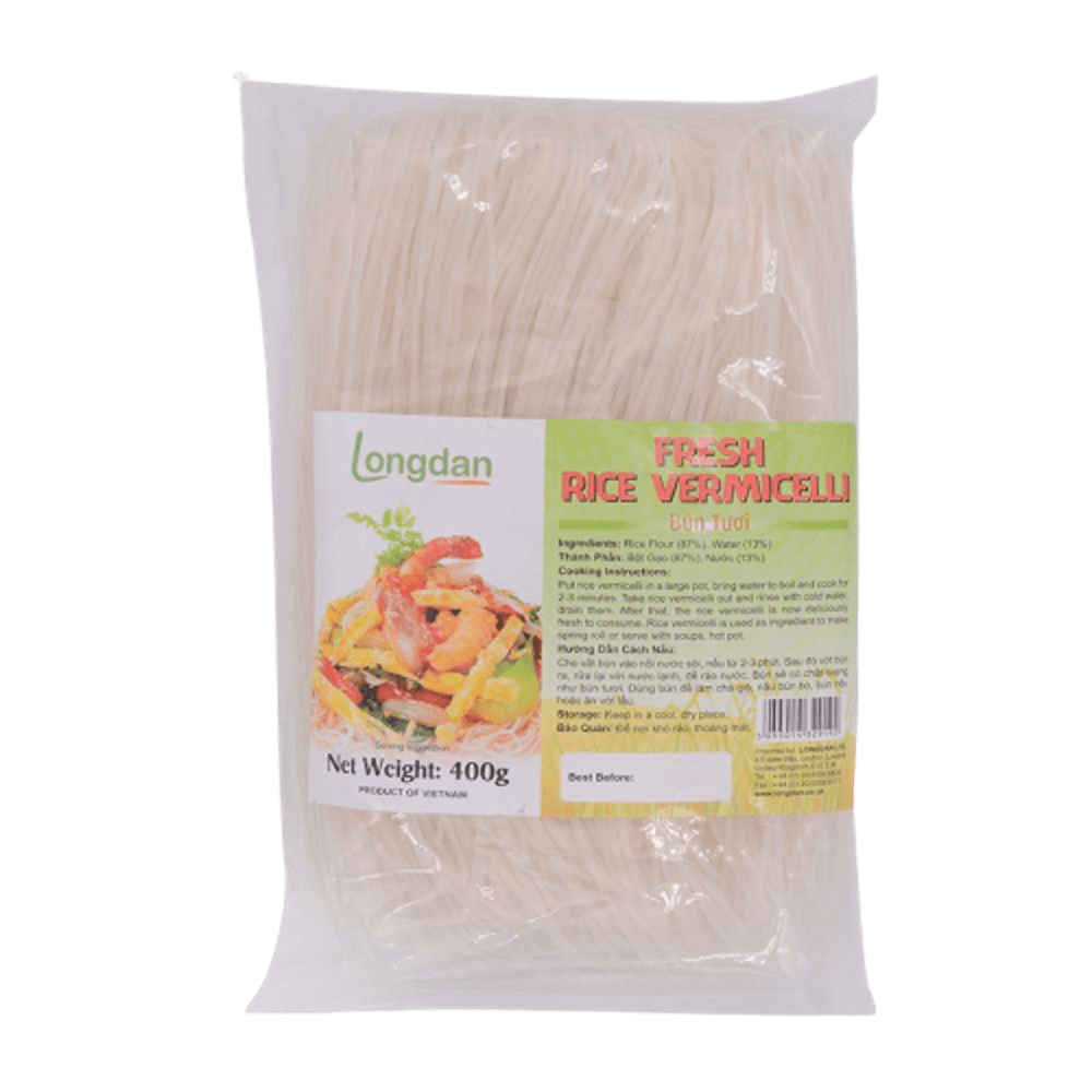 Longdan Fresh Rice Vermicelli 400g - Longdan Official