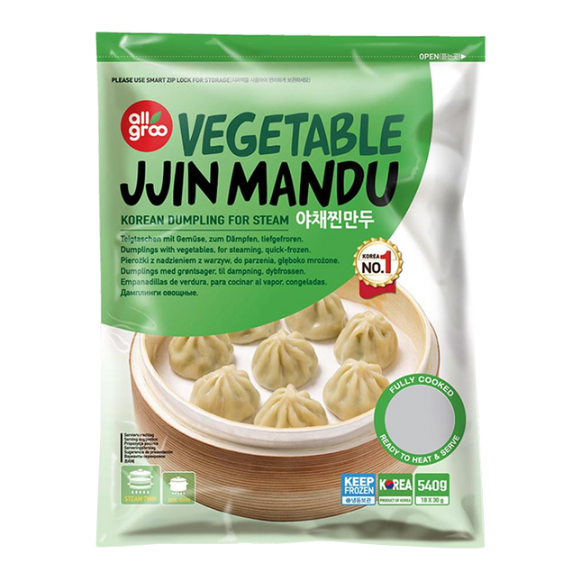 Allgroo Jjin Mandu 540g (Frozen) - Longdan Online Supermarket